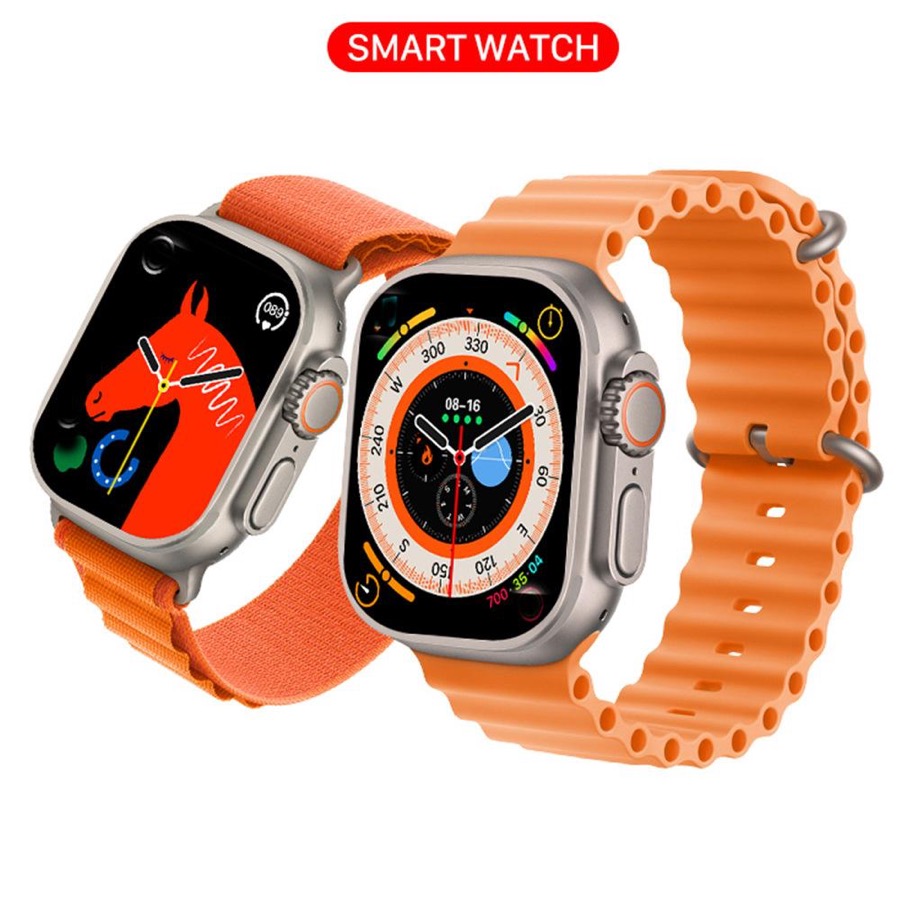 S8 Ultra Max Smart Watch Bluetooth Calling Heart Rate Monitoring Sport Mode Smart Watch